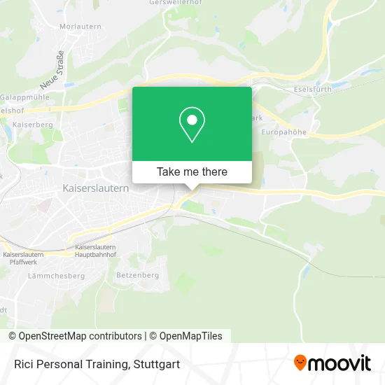 Rici Personal Training map