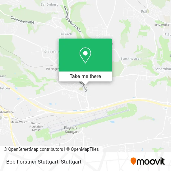 Bob Forstner Stuttgart map