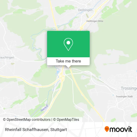 Rheinfall Schaffhausen map