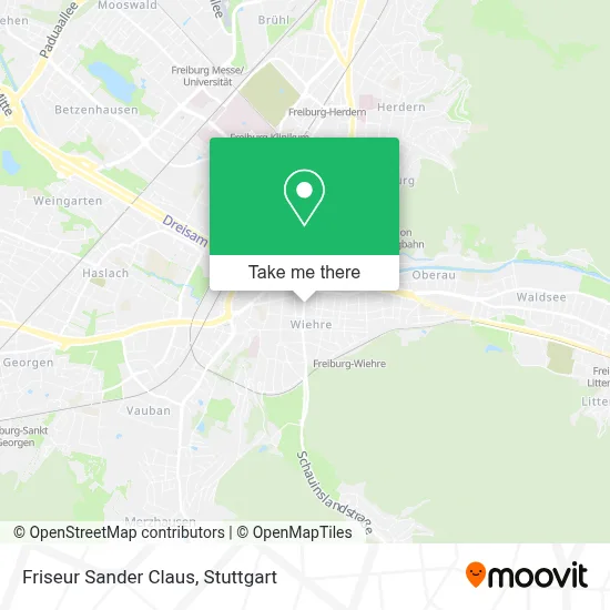 Friseur Sander Claus map