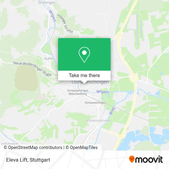 Eleva Lift map