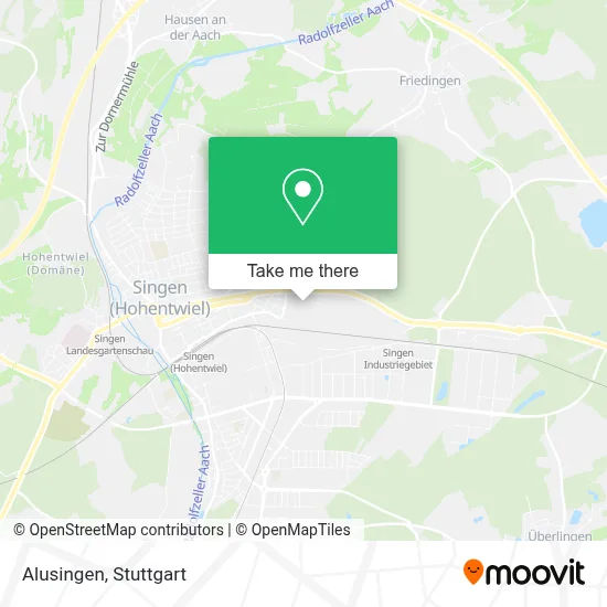 Alusingen map