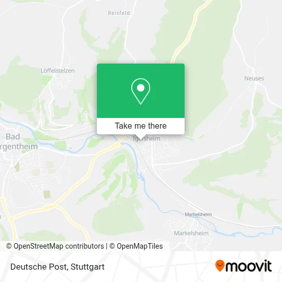 Deutsche Post map