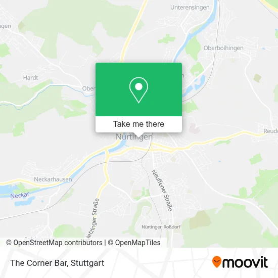 The Corner Bar map