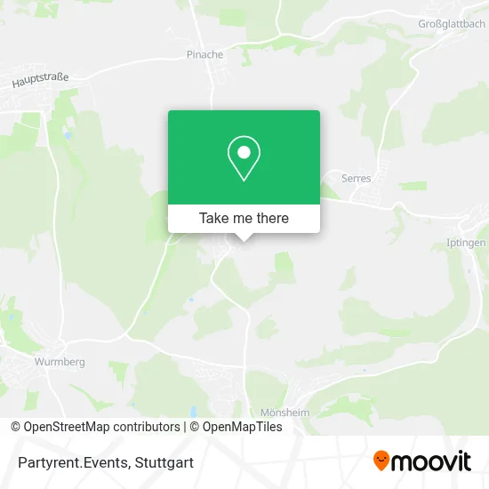 Partyrent.Events map