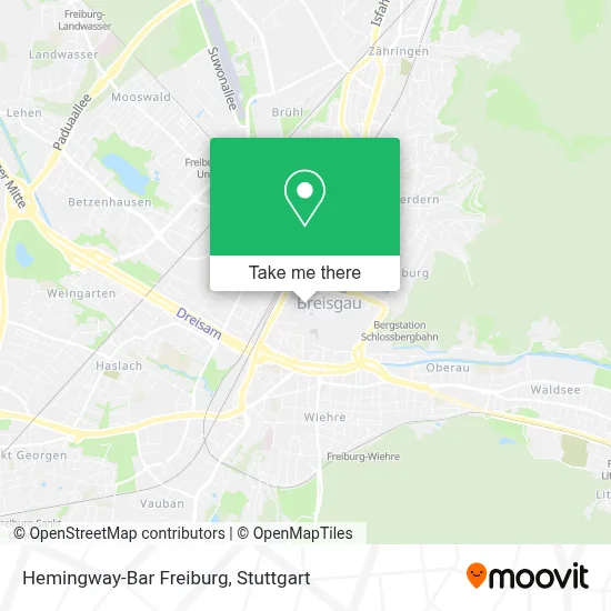 Hemingway-Bar Freiburg map