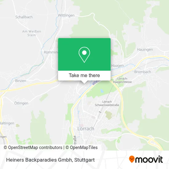 Heiners Backparadies Gmbh map