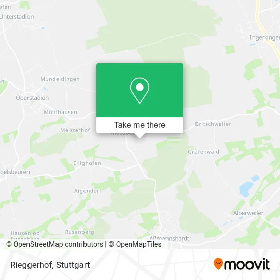 Rieggerhof map