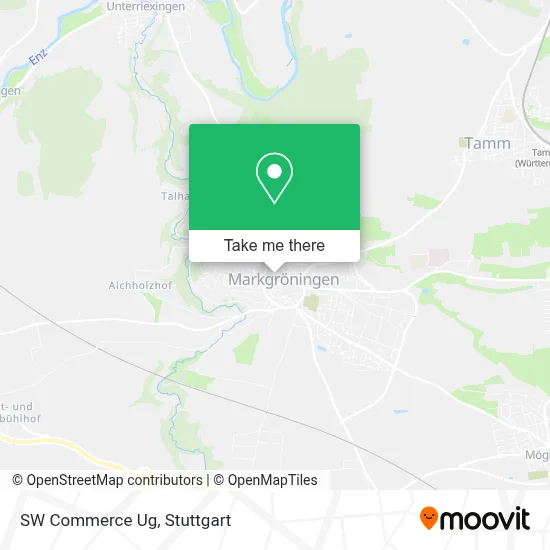 SW Commerce Ug map