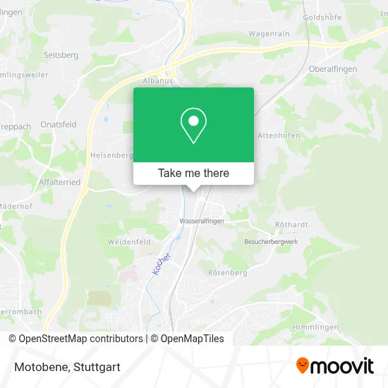 Motobene map