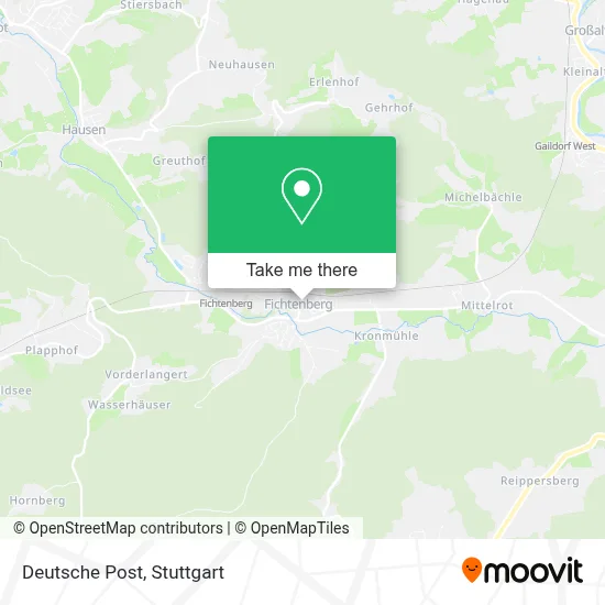 Deutsche Post map