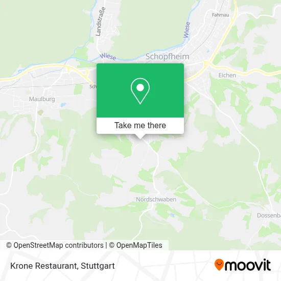 Restaurant Krone map