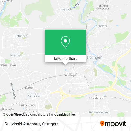 Rudzinski Autohaus map