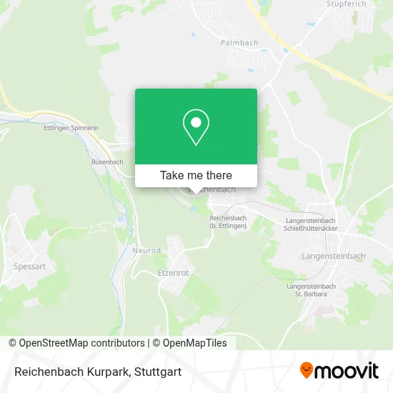 Reichenbach Kurpark map