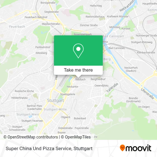 Super China Und Pizza Service map