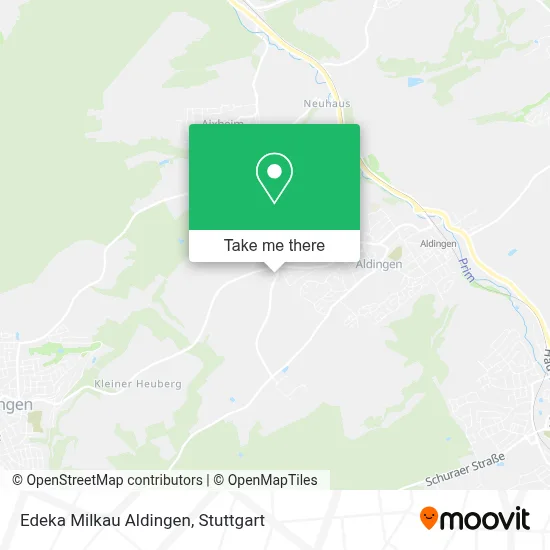 Edeka Milkau Aldingen map
