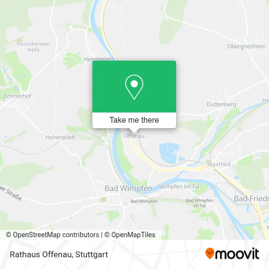 Rathaus Offenau map