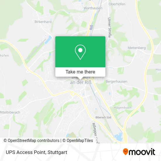 Ups Access Point map