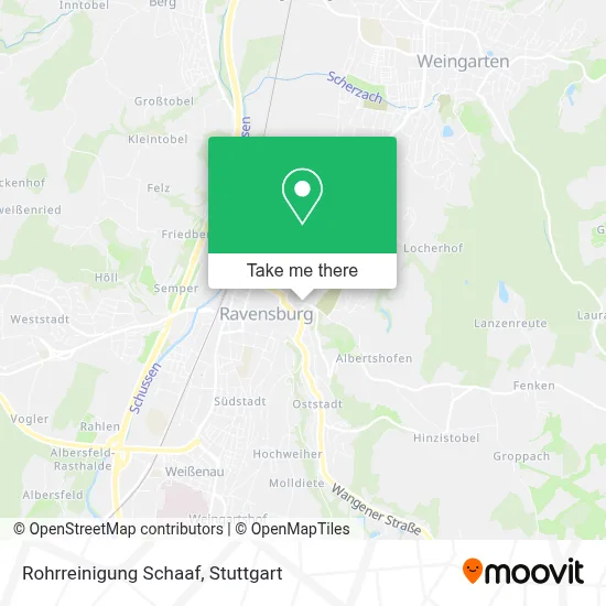 Rohrreinigung Schaaf map