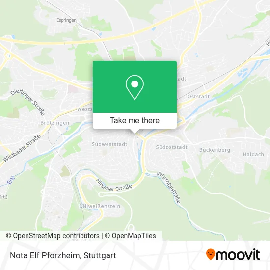 Nota Elf Pforzheim map