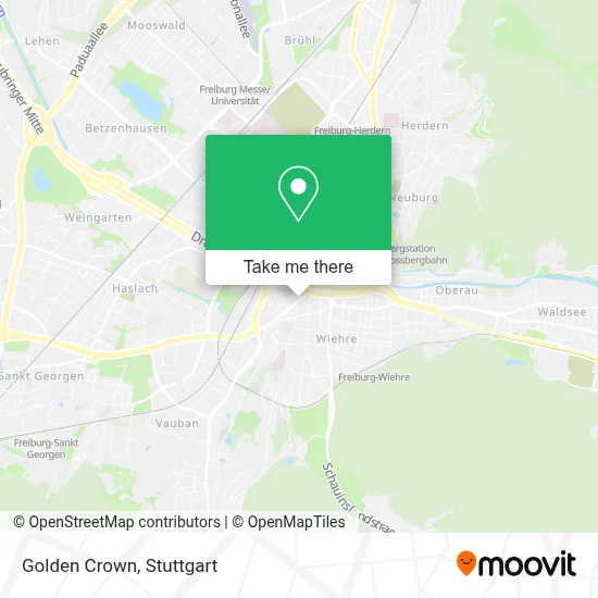 Goldene Krone map