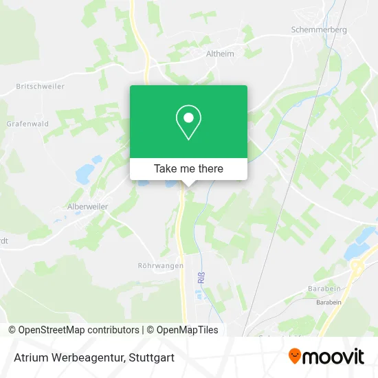 Atrium Werbeagentur map