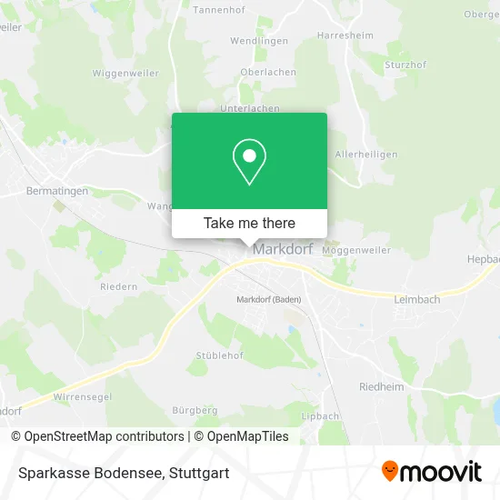 Sparkasse Bodensee map