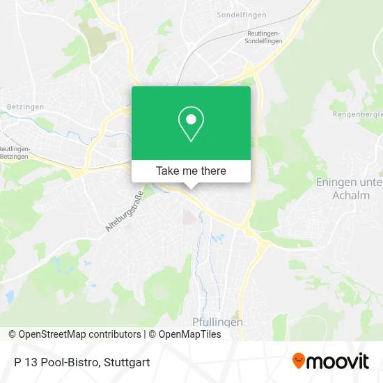 P 13 Pool-Bistro map