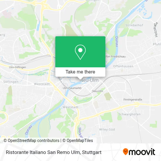 Ristorante Italiano San Remo Ulm map