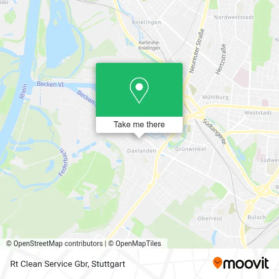Rt Clean Service Gbr map