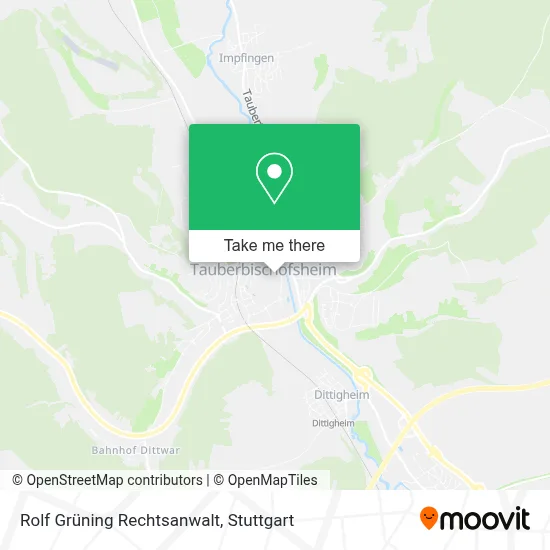 Rolf Grüning Rechtsanwalt map