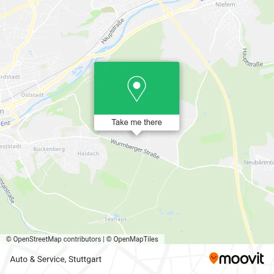 Auto & Service map