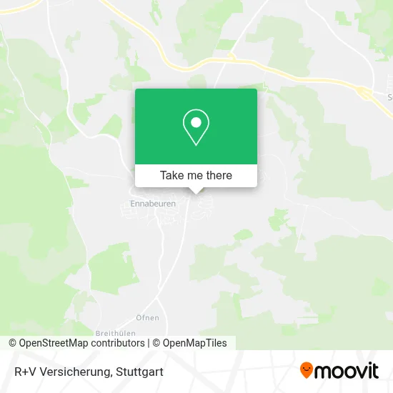R+V Versicherung map