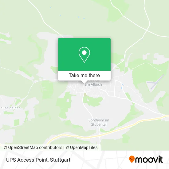 Ups Access Point map