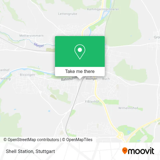 Shell Station map