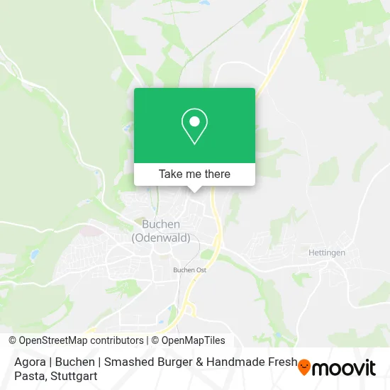 Agora | Buchen | Smashed Burger & Handmade Fresh Pasta map