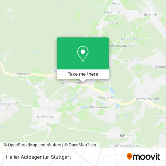 Haller Autoagentur map