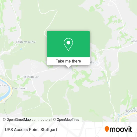 Ups Access Point map