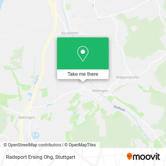 Radsport Ersing Ohg map