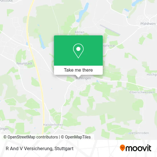 R And V Versicherung map