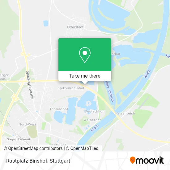 Rastplatz Binshof map