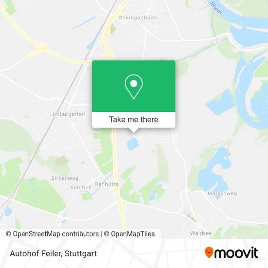 Autohof Feiler map