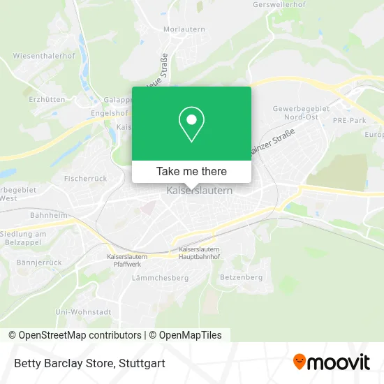 Betty Barclay Store map