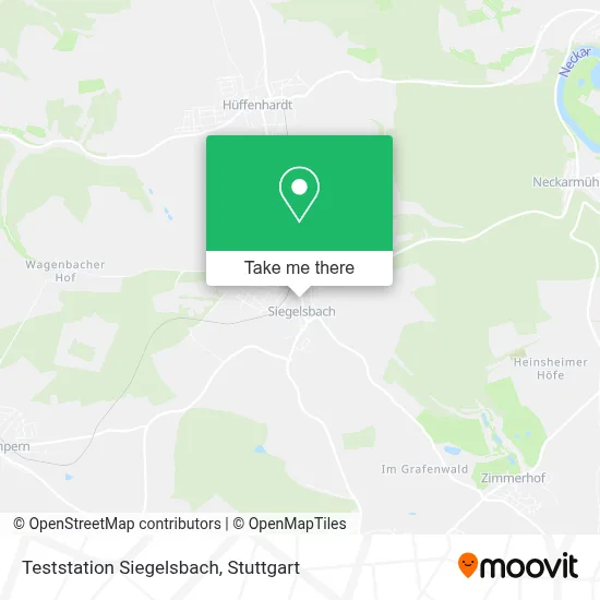 Teststation Siegelsbach map
