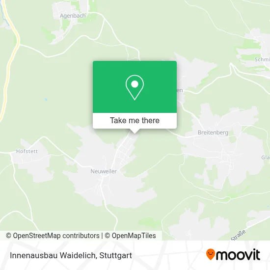 Innenausbau Waidelich map