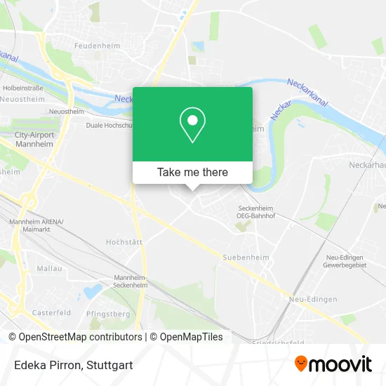 Edeka Pirron map