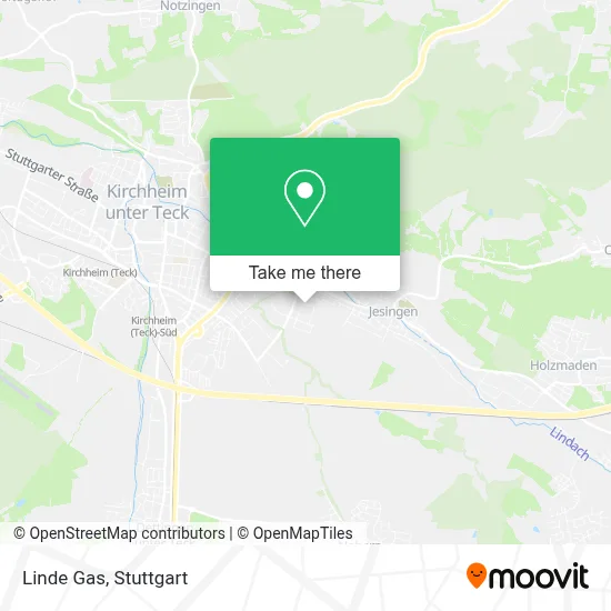 Linde Gas map