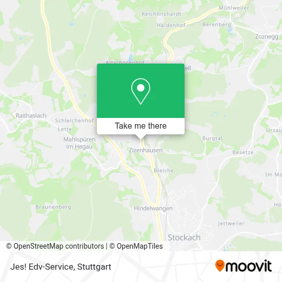 Jes! Edv-Service map