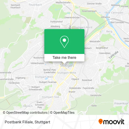 Postbank Filiale map
