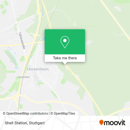 Shell Station map